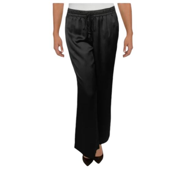 Lauren Ralph Lauren Satin Charmeuse Wide Leg Drawcord Pants Plus Size NEW 2X - Picture 4 of 9